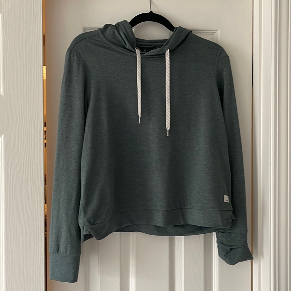 Vuori Halo Essentials Hoodie kelp Heather
